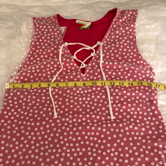 Modcloth Pink Polka Dot Dress - Picture 6 of 10